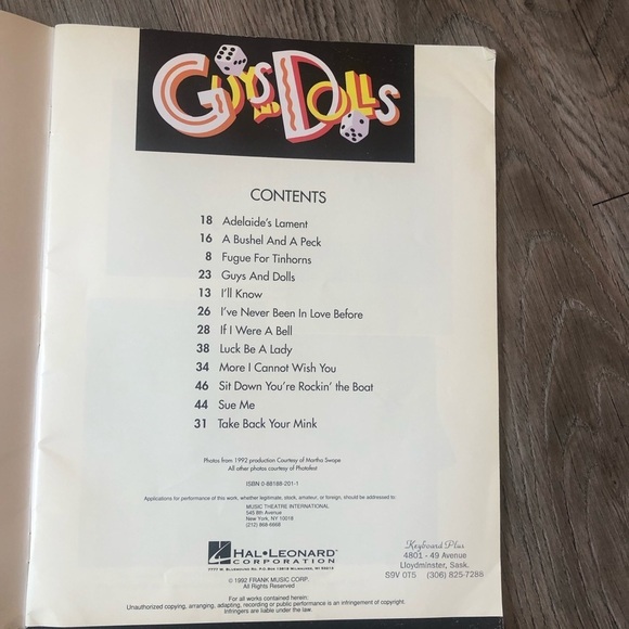 Set of Two Song Books​ - Picture 4 of 6